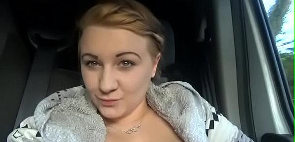  Real Public Flashing Blowjob and Facial on Irelands busy Roads